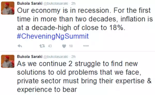 The recession can be a blessing in disguise - Saraki